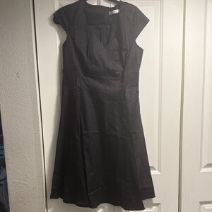 Elegant Black Midi Dress